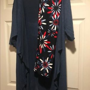LuLaRoe OS Leggings/ Soft Shirley Outfit